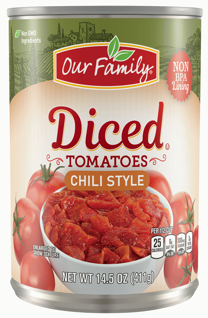 Our Family  diced tomatoes, chili ready Full-Size Picture